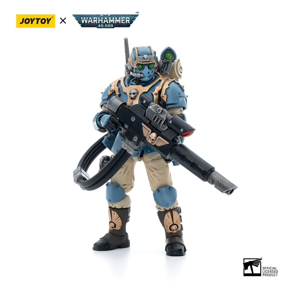Warhammer 40k Action Figure 1/18 Astra Militarum Tempestus Scions Squad 55th Kappic Eagles Tempestus Scion 1 12 cm