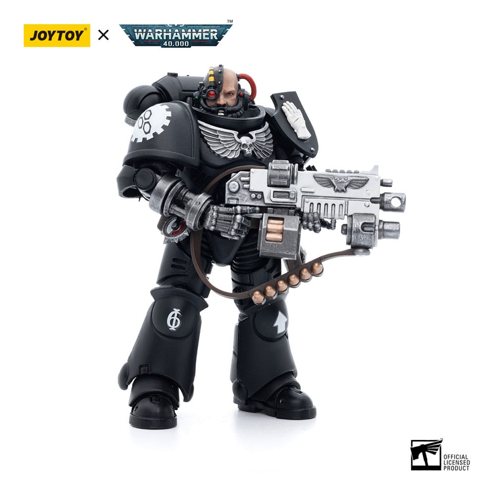 Warhammer 40k Action Figure 1/18 Iron Hands Intercessors Brother Ignar 12 cm