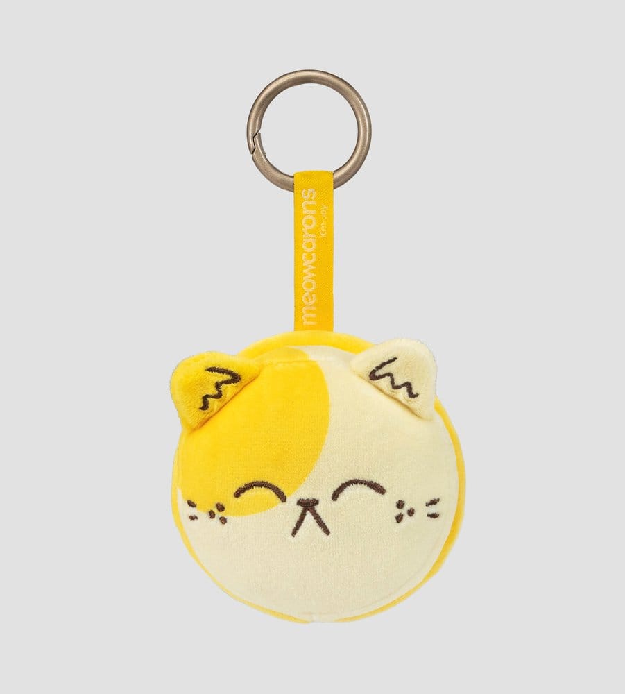 Meowcaron Plush Bag Charm Smile 7 cm