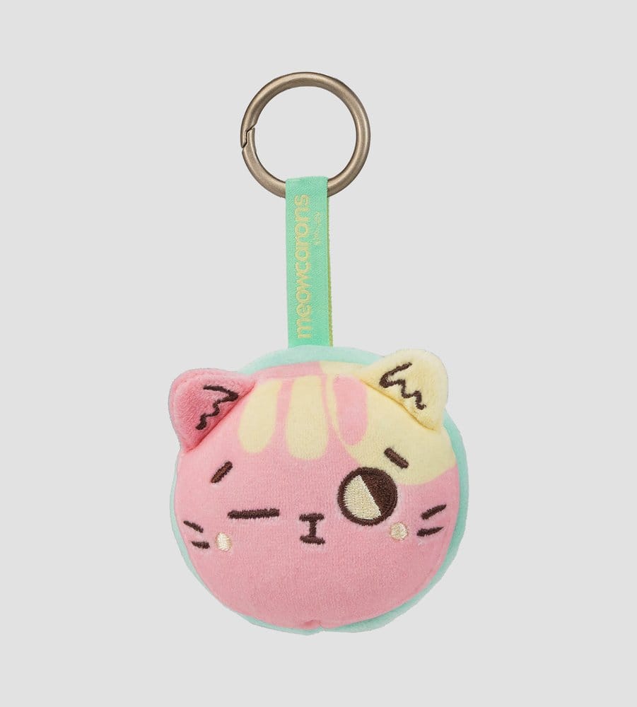 Meowcaron Plush Bag Charm Wink 7 cm