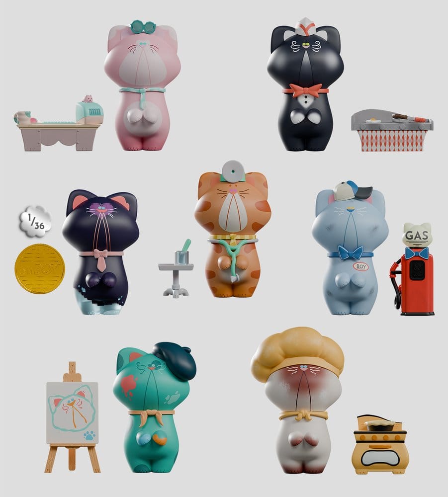 Business Boy Mini Figures S1 8 cm Blind Box Display (6)