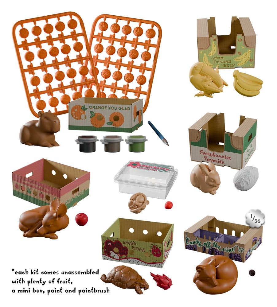 Fruit Box Stowaways DIY Craft Kit Blind Box Display (6)