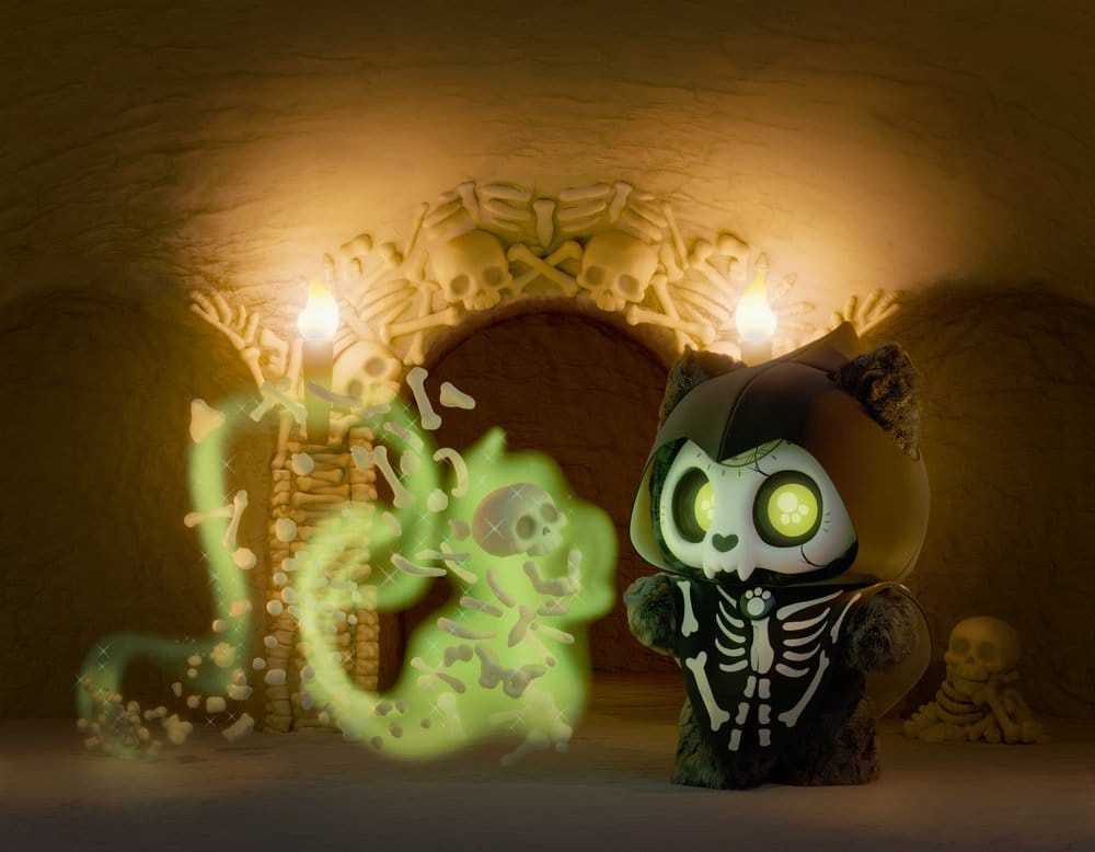 Little Skull Sorcerers Keychains Blind Box Display (4)