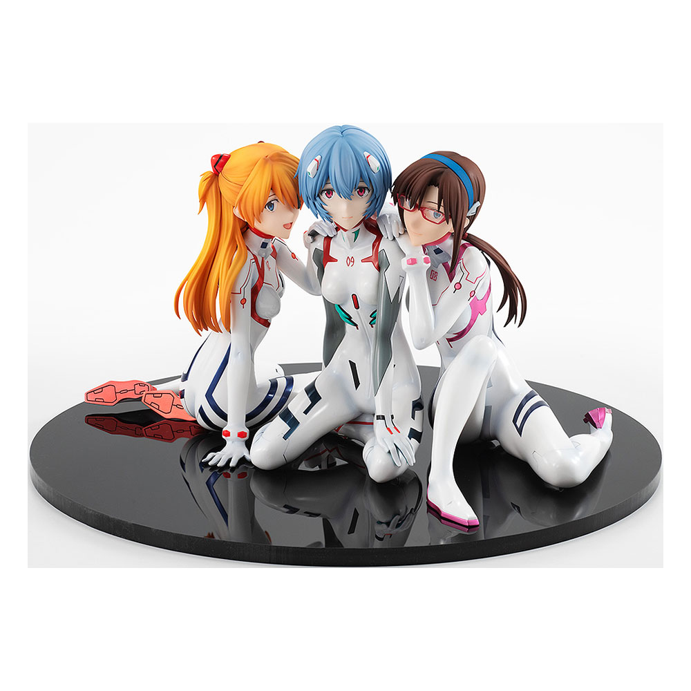 Evangelion: 3.0 1.0 Thrice Upon a Time PVC Statue 1/8 Asuka/Rei/Mari: Newtype Cover Ver.