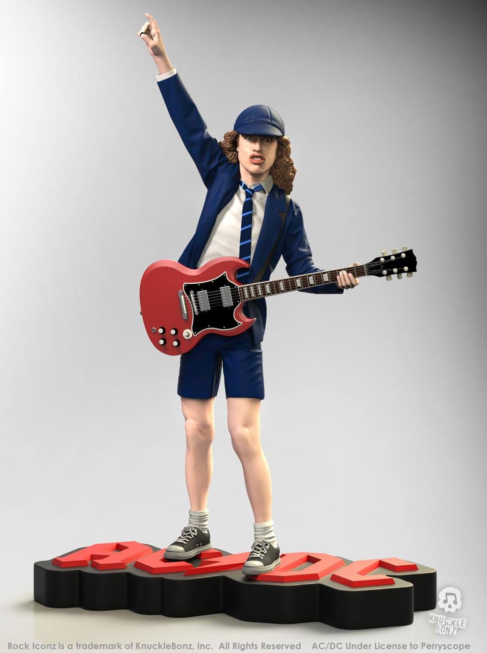 Angus Young II AC/DC Rock Iconz 1/9 Statue by Knucklebonz