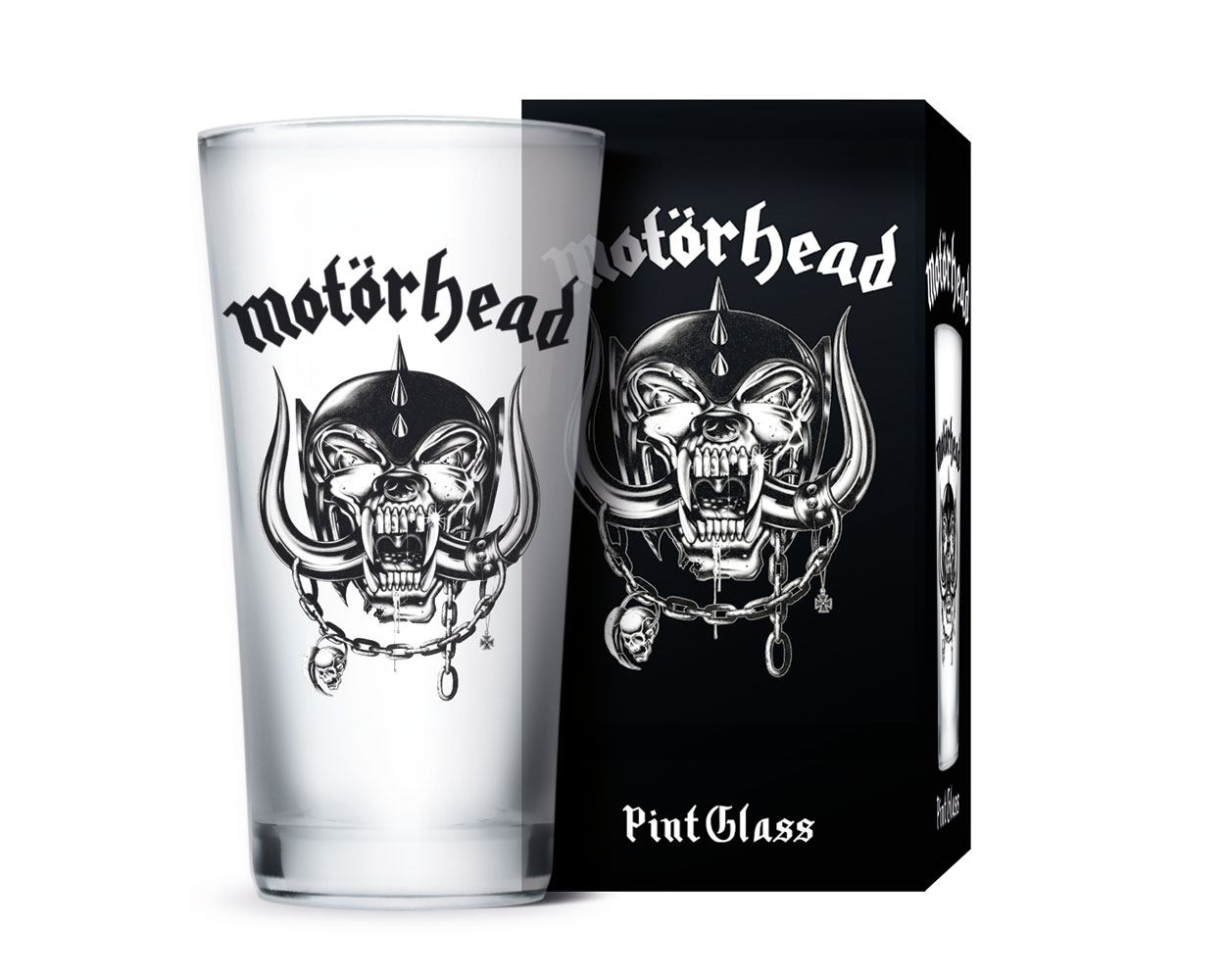 Motörhead glas med logo