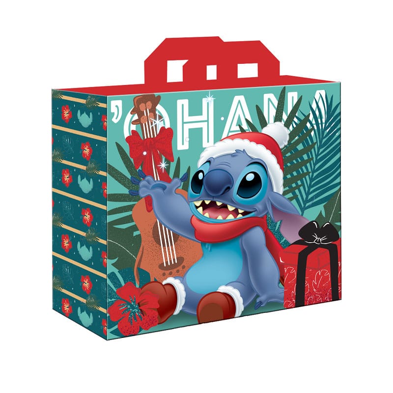 Lilo & Stitch Indkøbsnet/shopper taske - Stitch Christmas