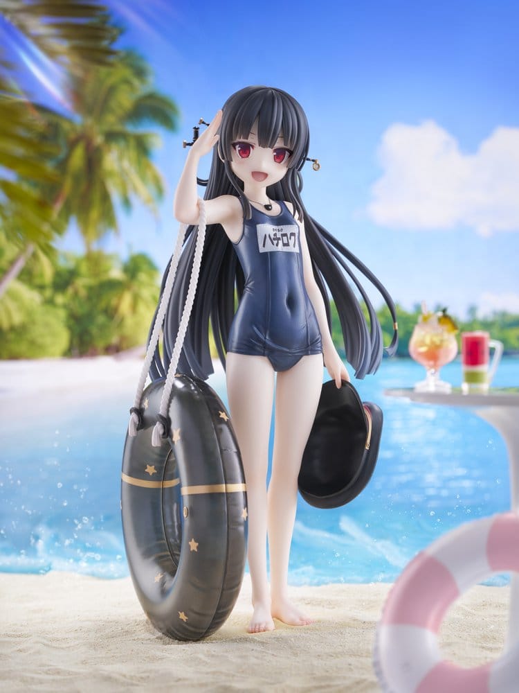 PRECOMENZI - Maitetsu Last Run!! KoiKoi -Sakura- PVC Figure 1/6 Hachiroku School Swimsuit Ver. 23 cm