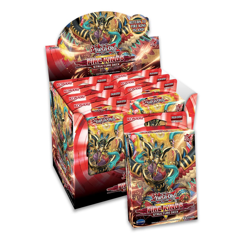 Yu-Gi-Oh! TCG Structure Deck Revamped: Fire Kings Display (8) *English Version*