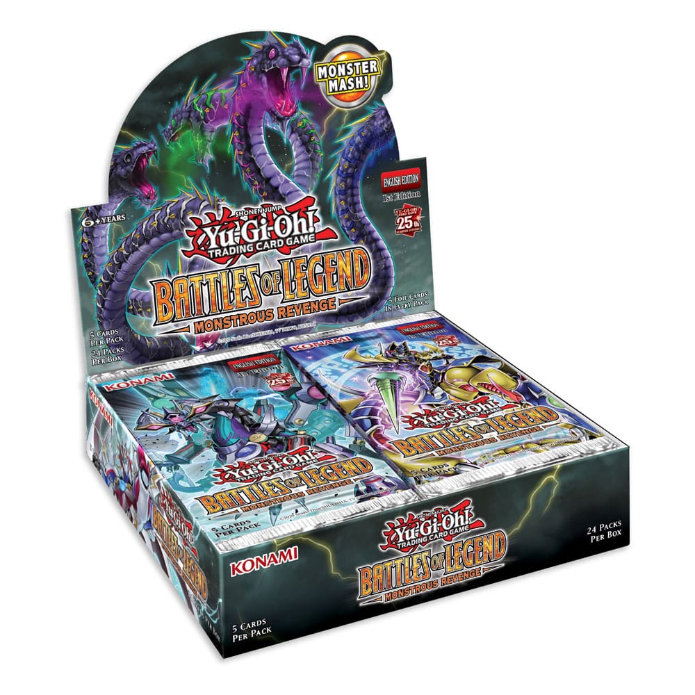 Konami Yu-Gi-Oh! TCG Battles of Legend: Monstrous Revenge Booster - Pack Of 24 - Picture 1 of 1