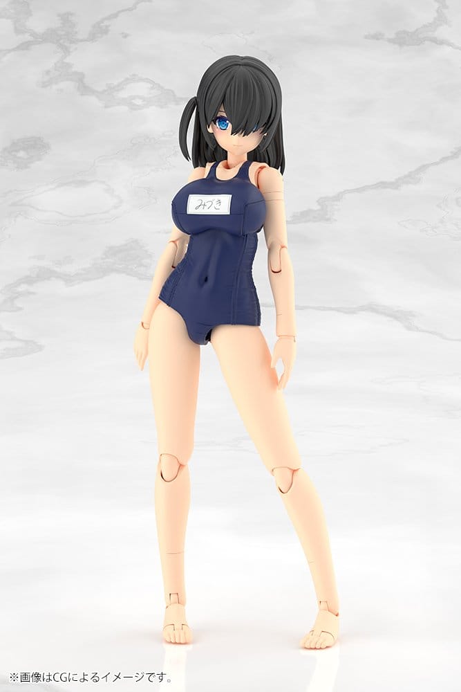 PRECOMENZI - Frame Arms Girl Plastic Model Mizuki School Swimsuits Ver. 16 cm