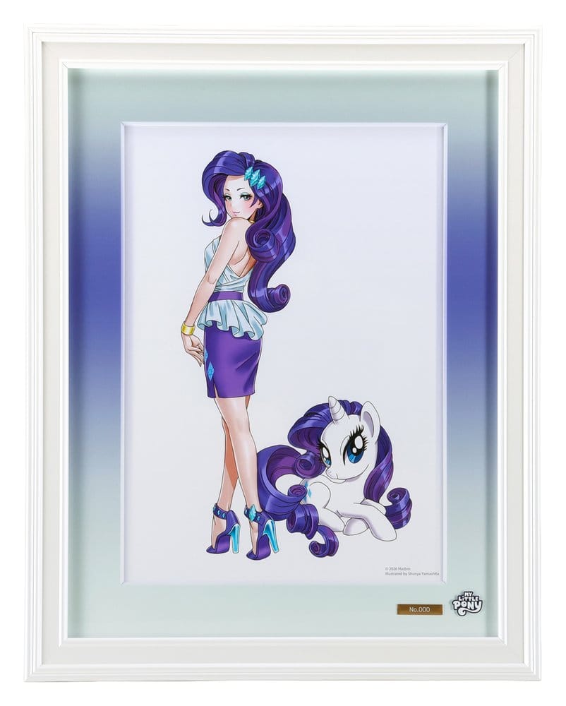 My Little Pony Chara Fine Graph Art Print Bishoujo Rarity 43 cm