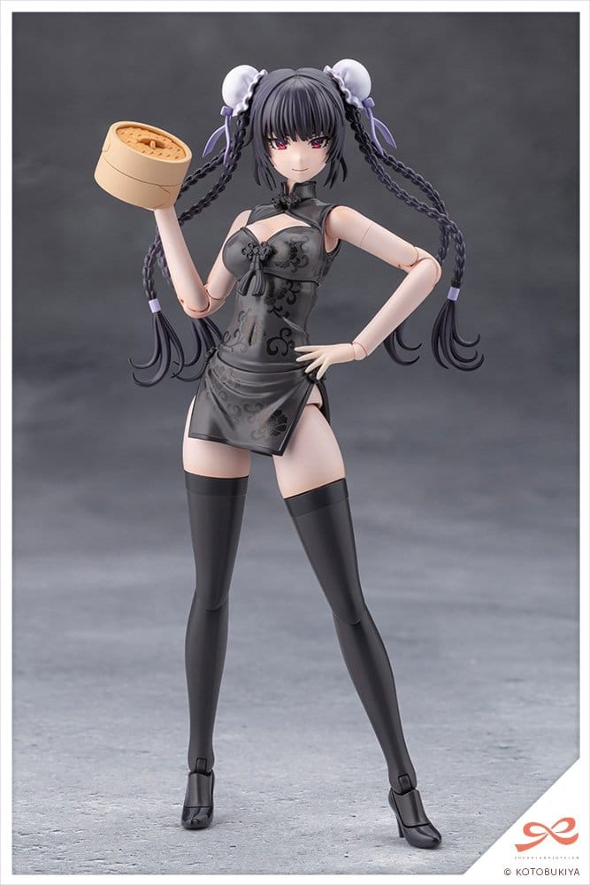 PRECOMENZI - Sousaishojoteien Plastic Model Kit 1/10 Kuon Yakushiji Qipao Costume 17 cm