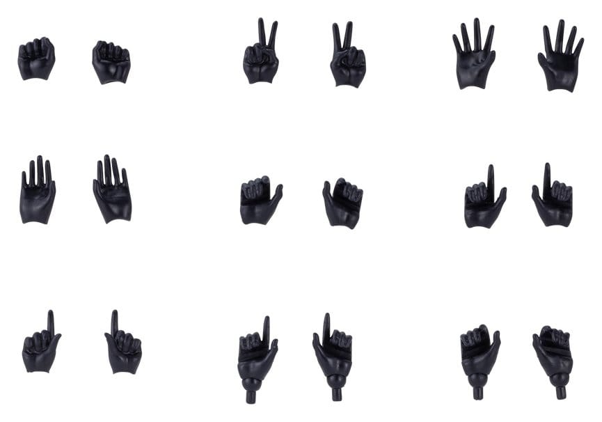 Megami Device M.S.G. Plastic Model Kit 1/1 09 Hand Set Skin Color Black
