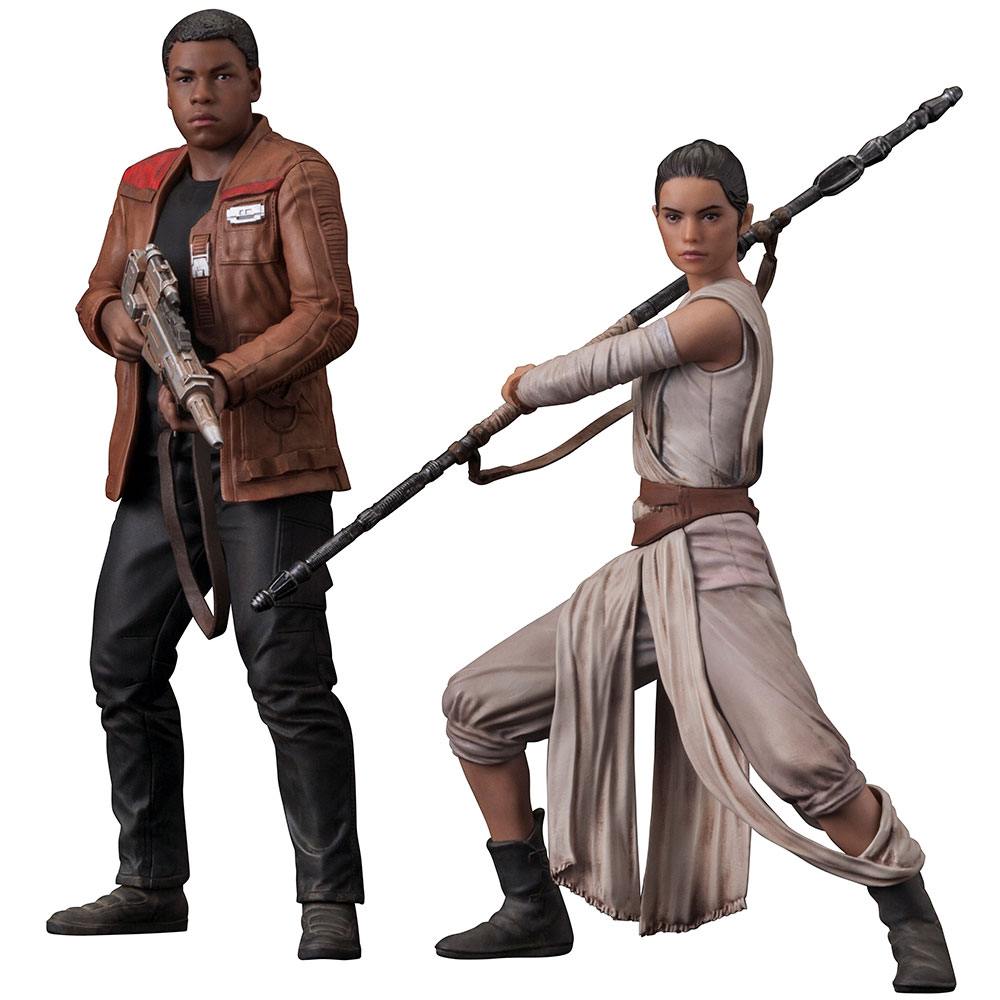 Star Wars Episode VII ARTFX+ Statue 2-Pack Rey & Finn 15 - 18 cm