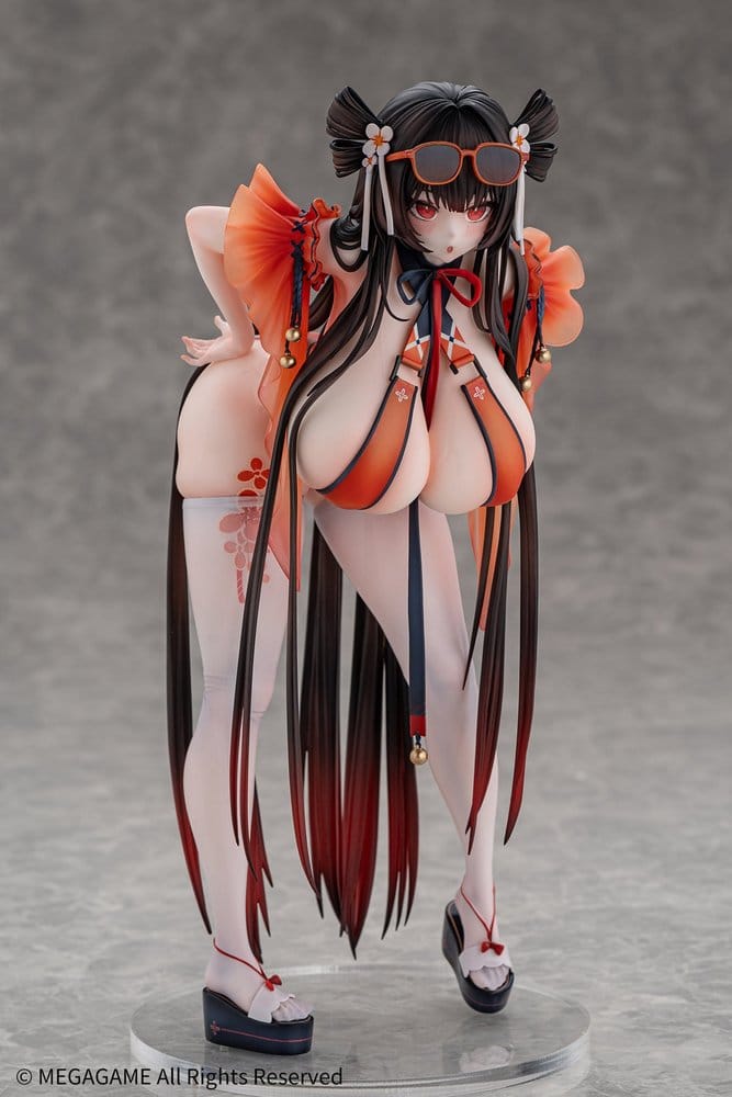 PRECOMENZI - Daiblos Core PVC Figure 1/6 Maree Rouge Rakubai no Utage Wet Ver. 25 cm