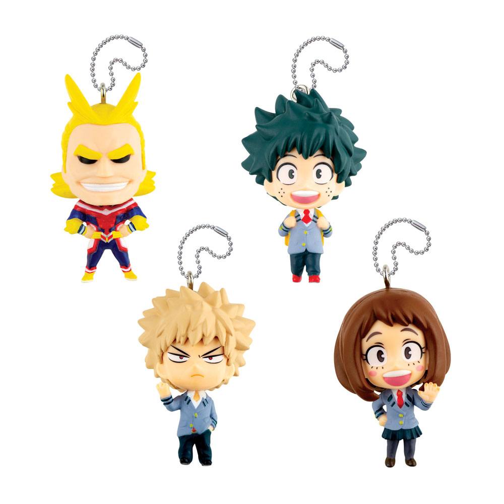 My Hero Academia Danglers Series 1 Nøgleringe - 3 cm Mystery Capsule Display (12)