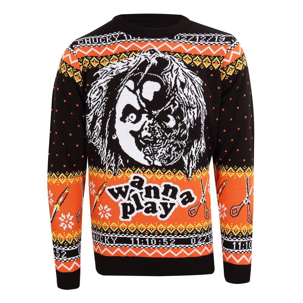 Chucky Sweatshirt Christmas Jumper Childs Play Size M