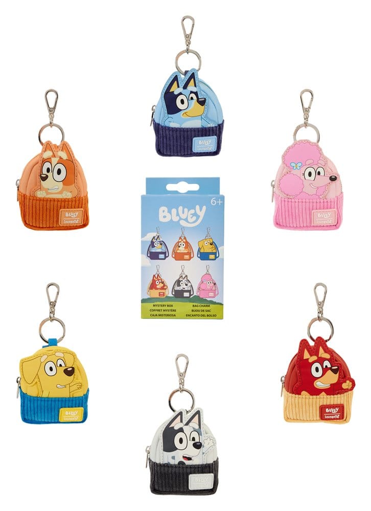 Bluey by Loungefly Keychains Mini Backpack Blind Box Assortment (15)