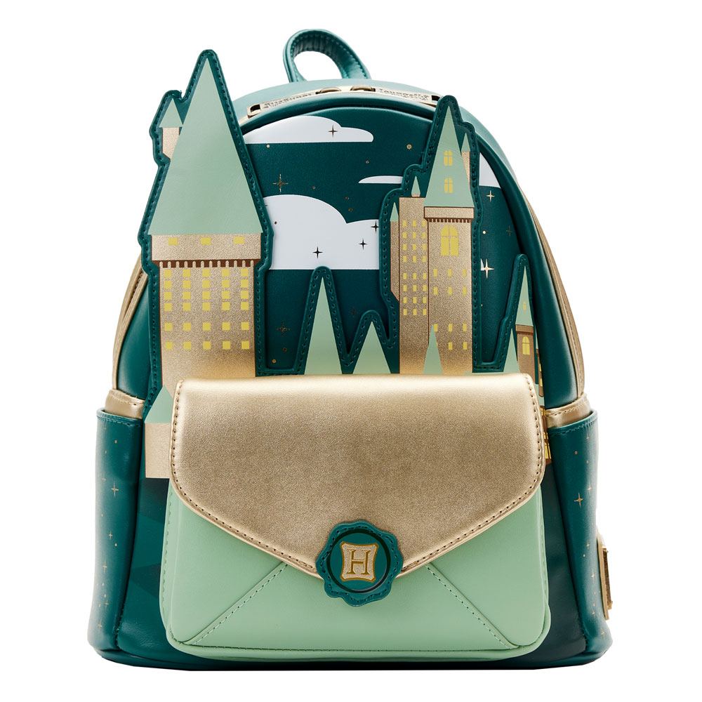 Loungefly: Harry Potter - Gouden Zweinstein Kasteel Mini Rugzak
