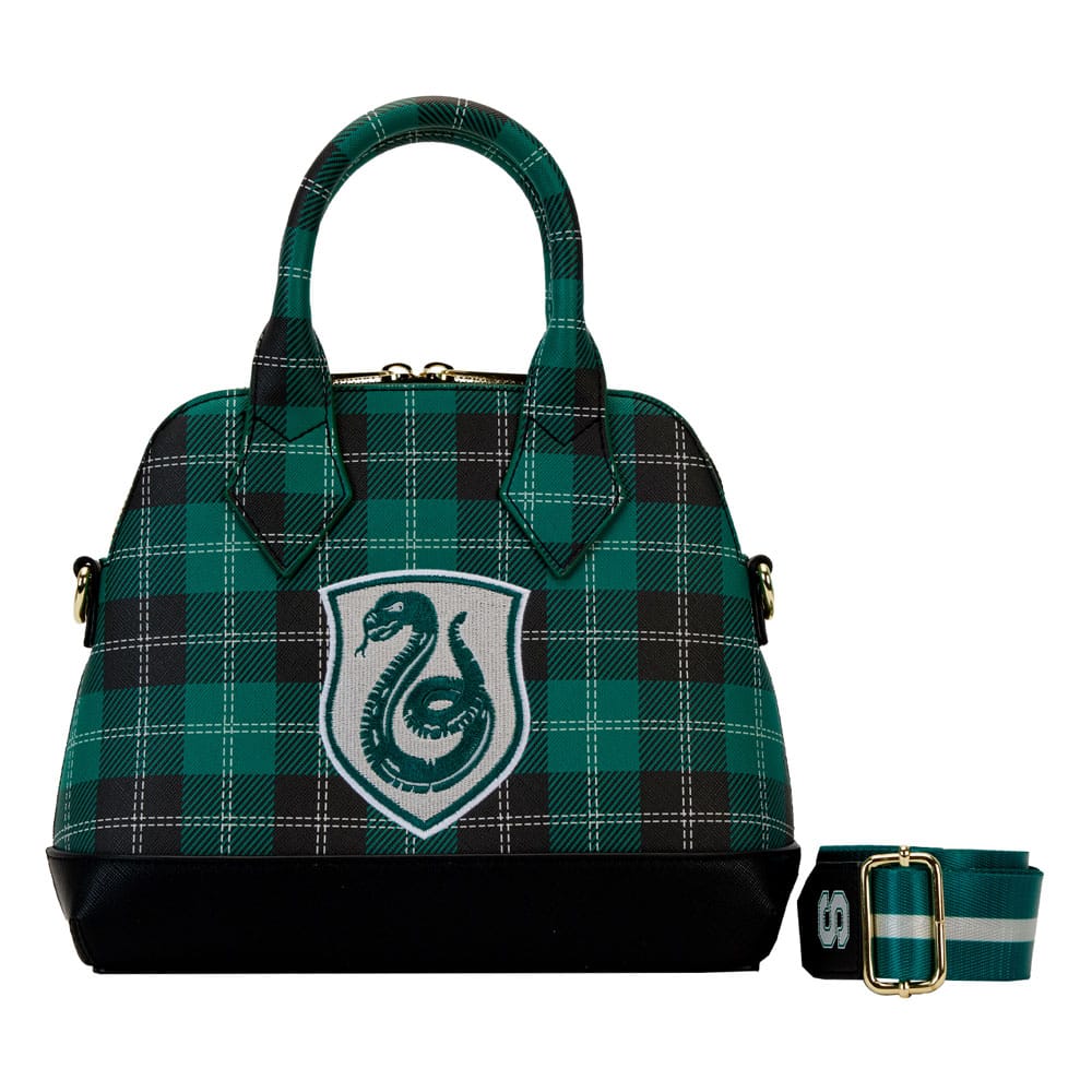 Harry Potter Loungefly Crossbody Bag Slytherin Varsity Plaid