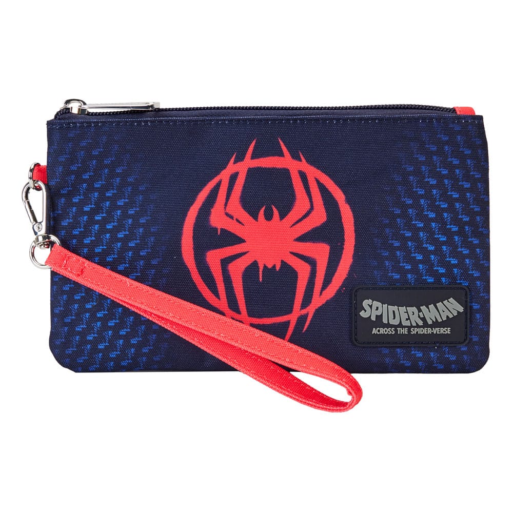 Marvel by Loungefly Wallet Spider-Verse Miles Morales AOP Wristlet