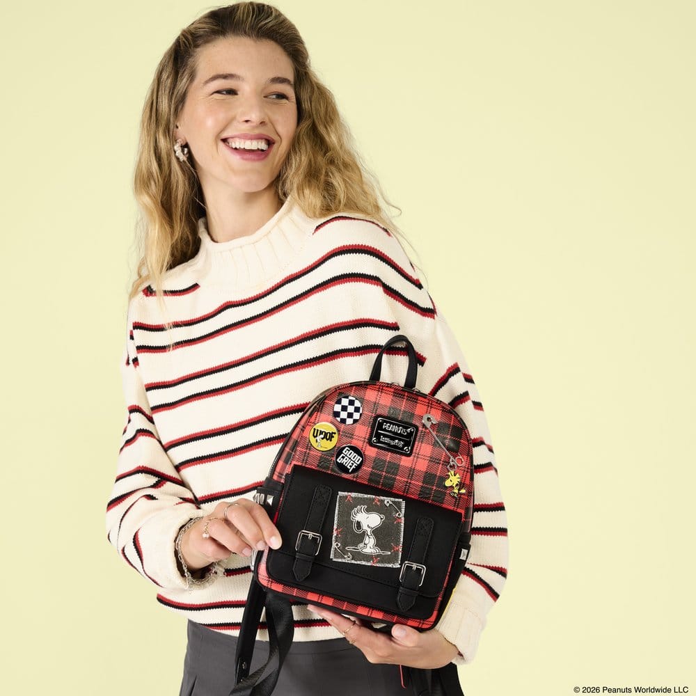 PRECOMENZI - Peanuts by Loungefly Mini Backpack Snoopy Grunge