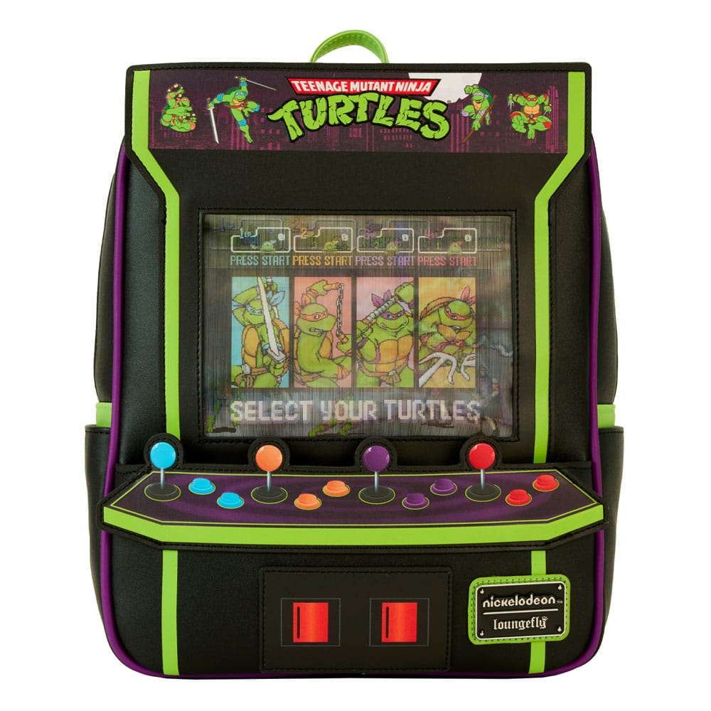 Teenage Mutant Ninja Turtles by Loungefly Backpack 40th Anniversary Vintage Arcade