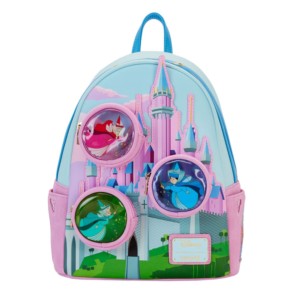 Loungefly - Disney Doornroosje Glas-in-lood kasteel mini-rugzak