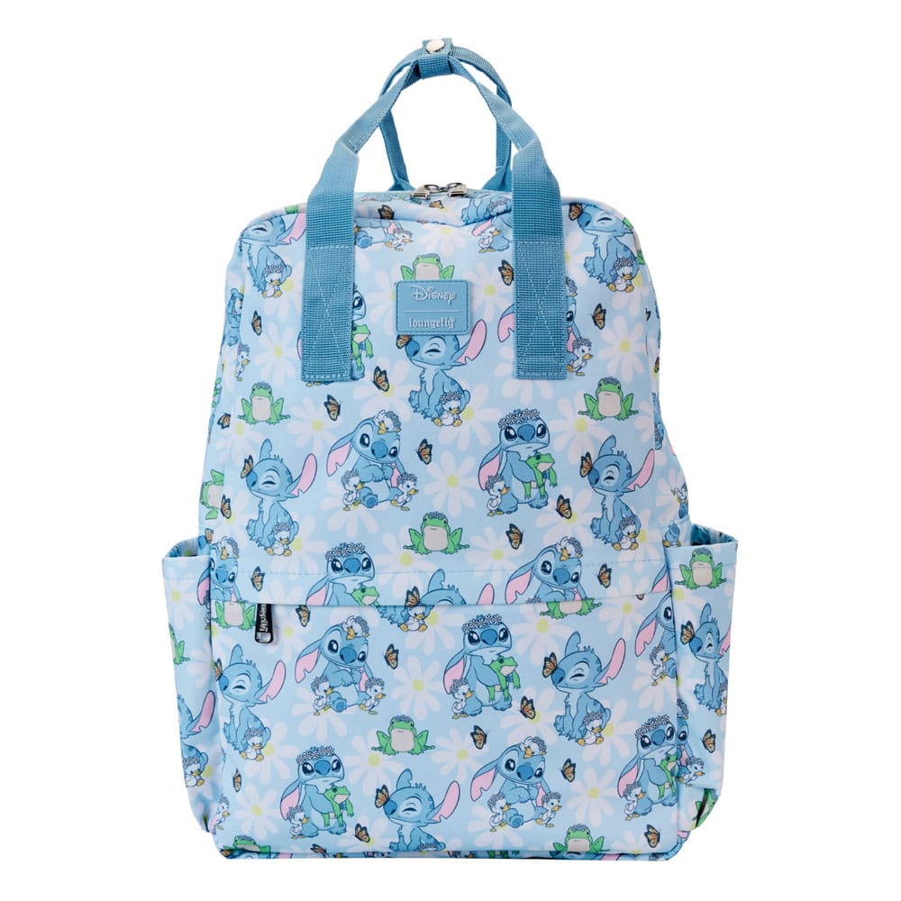 Loungefly Disney By Loungefly Mini Backpack Lilo And Stitch Springtime AOP - Picture 1 of 1