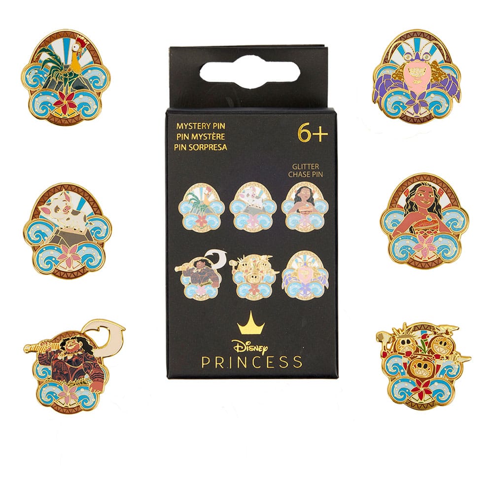 Disney by Loungefly Enamel Pins Blind Box Moana Assortment (12)