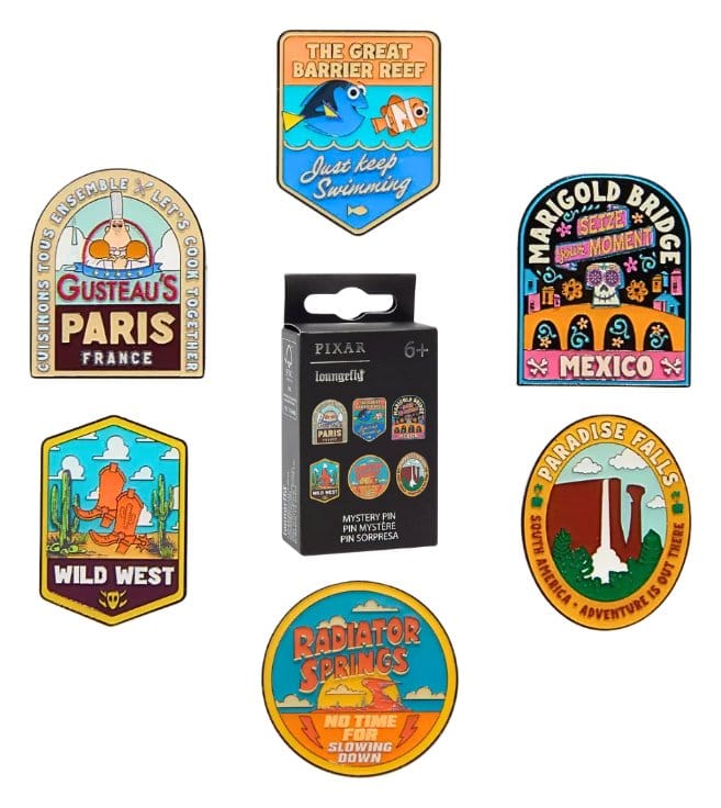 Disney Pixar Enamel Pins NATIONAL PARK STICKER MYPIN Blind Display (12)
