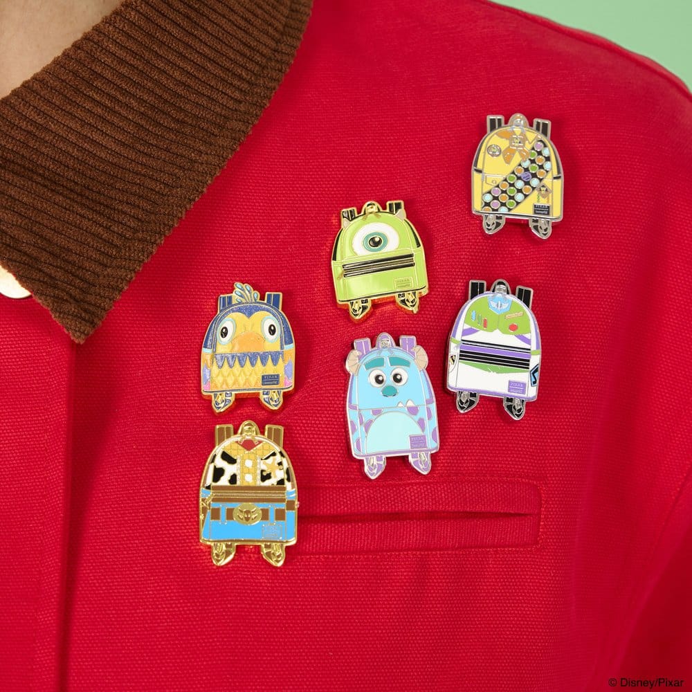 PRECOMENZI - Disney/Pixar by Loungefly Enamel Pins Mini Backpack Blind Box Assortment (12)