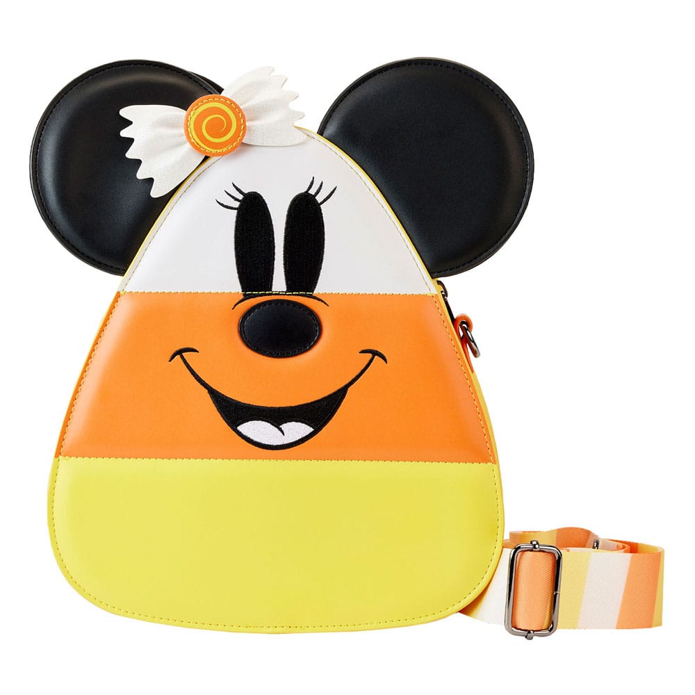 Loungefly Disney By Loungefly Crossbody Mickey Mouse & Minnie Candy Corn - Picture 1 of 1