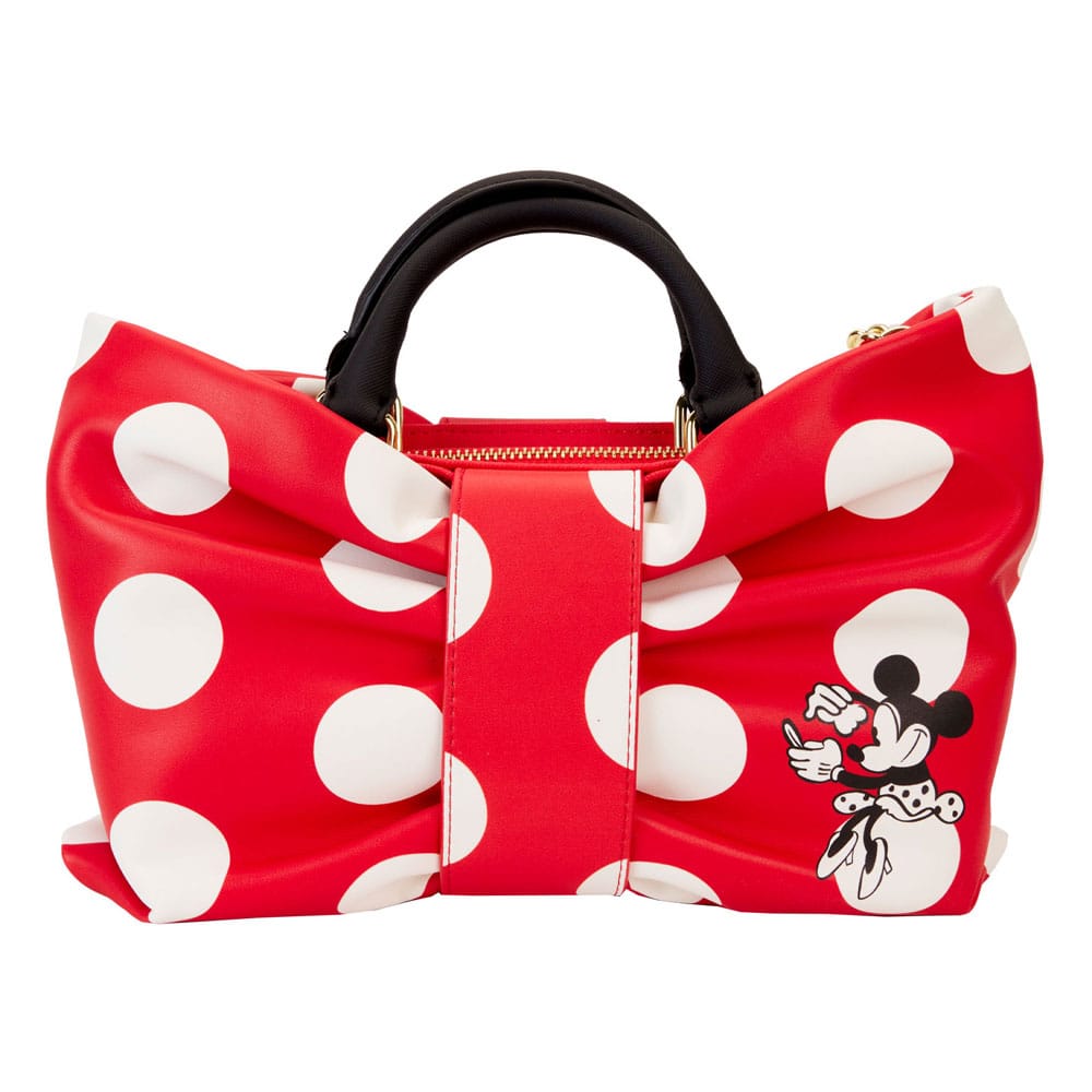 Disney by Loungefly Passport Bag Figural Bow Minnie Rocks the Dots