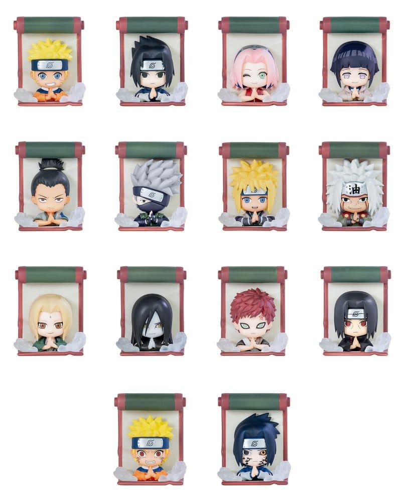 Naruto 3D Magnet Secret Ninja Scroll Series Blind Box Display (12) [16]