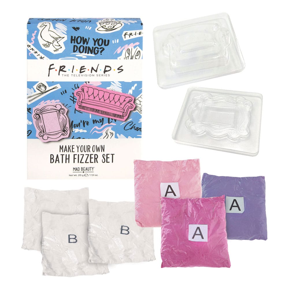 Friends TV-Show - Make your own Bath Fizzer Set - Bath Bombs - Bruisbal DIY - Friends Merchandise