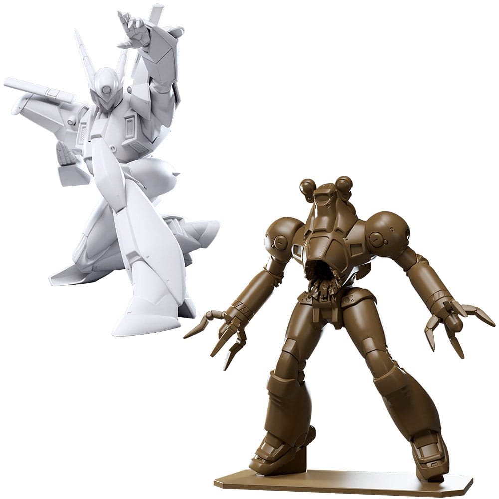 Mobile Police Patlabor Plastic Model Kit PLAMAX Neo 3D Show Type Zero vs Boxer 17 cm