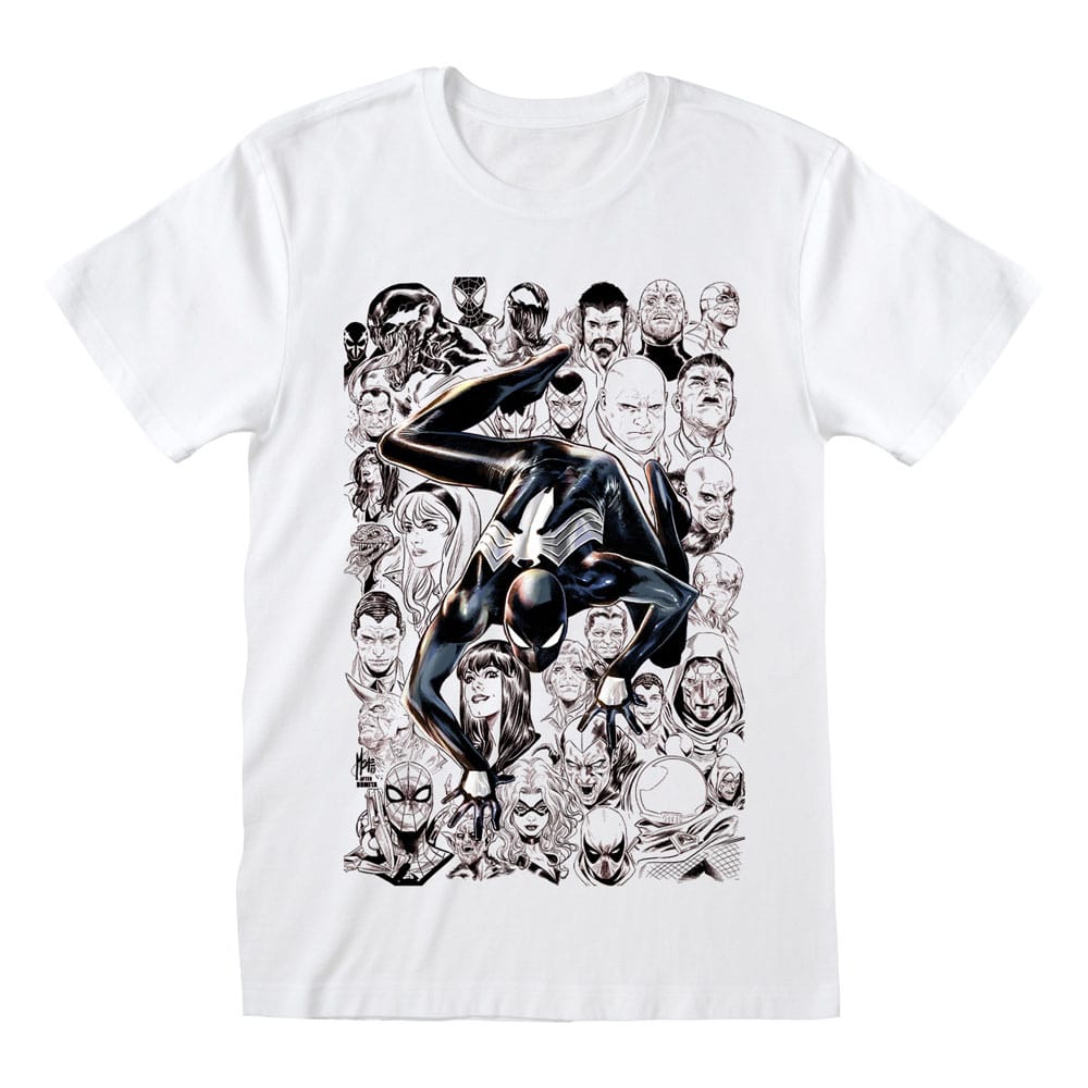 Marvel T-Shirt Spider-Man Black Suit Spider Size XL
