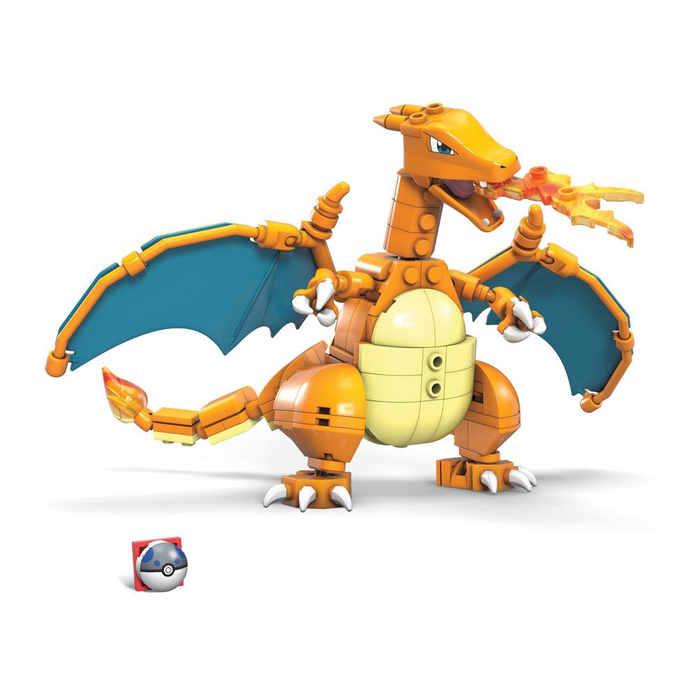 Pokémon Mega Construx Wonder Builders Construction Set Charizard 10 cm