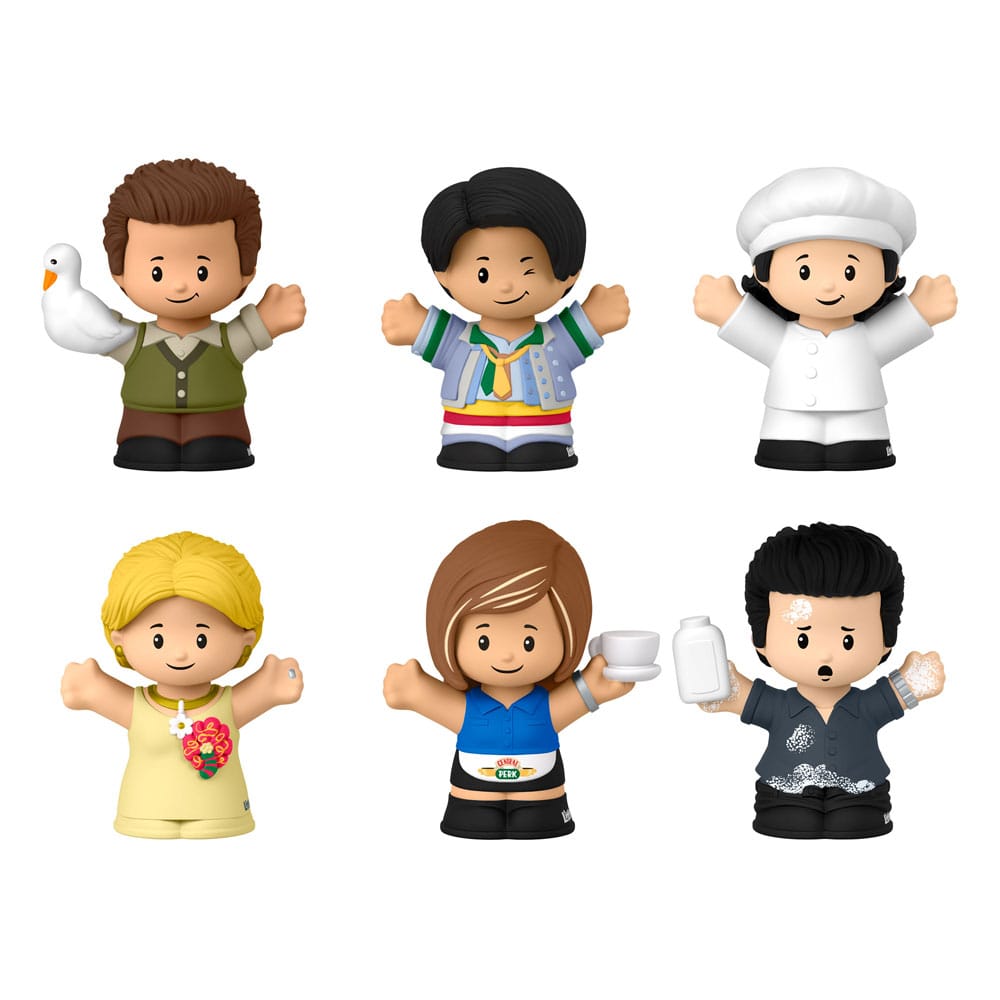 Friends Fisher-Price Little People Collector Mini Figures 6-Pack 7 cm