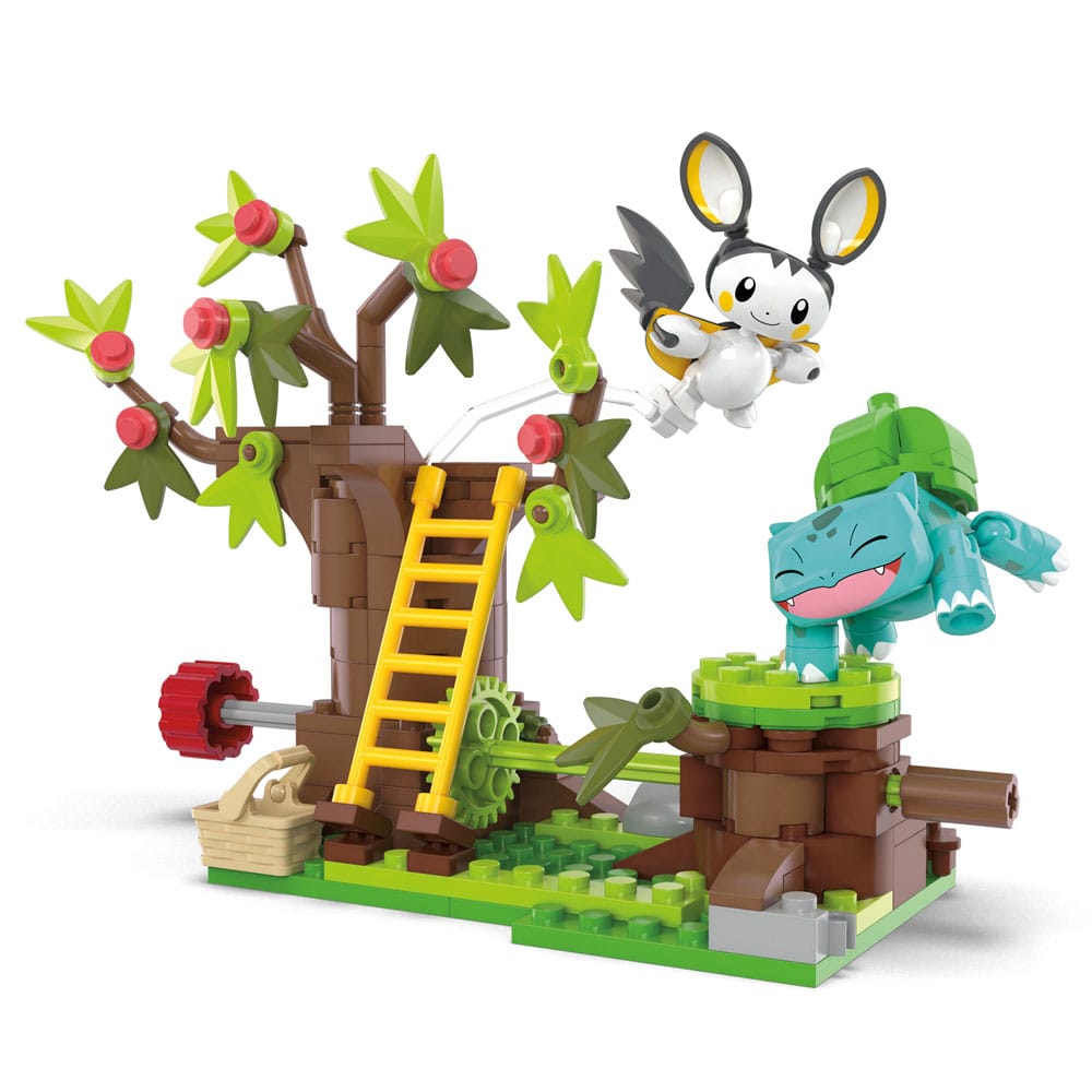 Pokémon MEGA Construction Set Emolga And Bulbasaur's Charming Woods