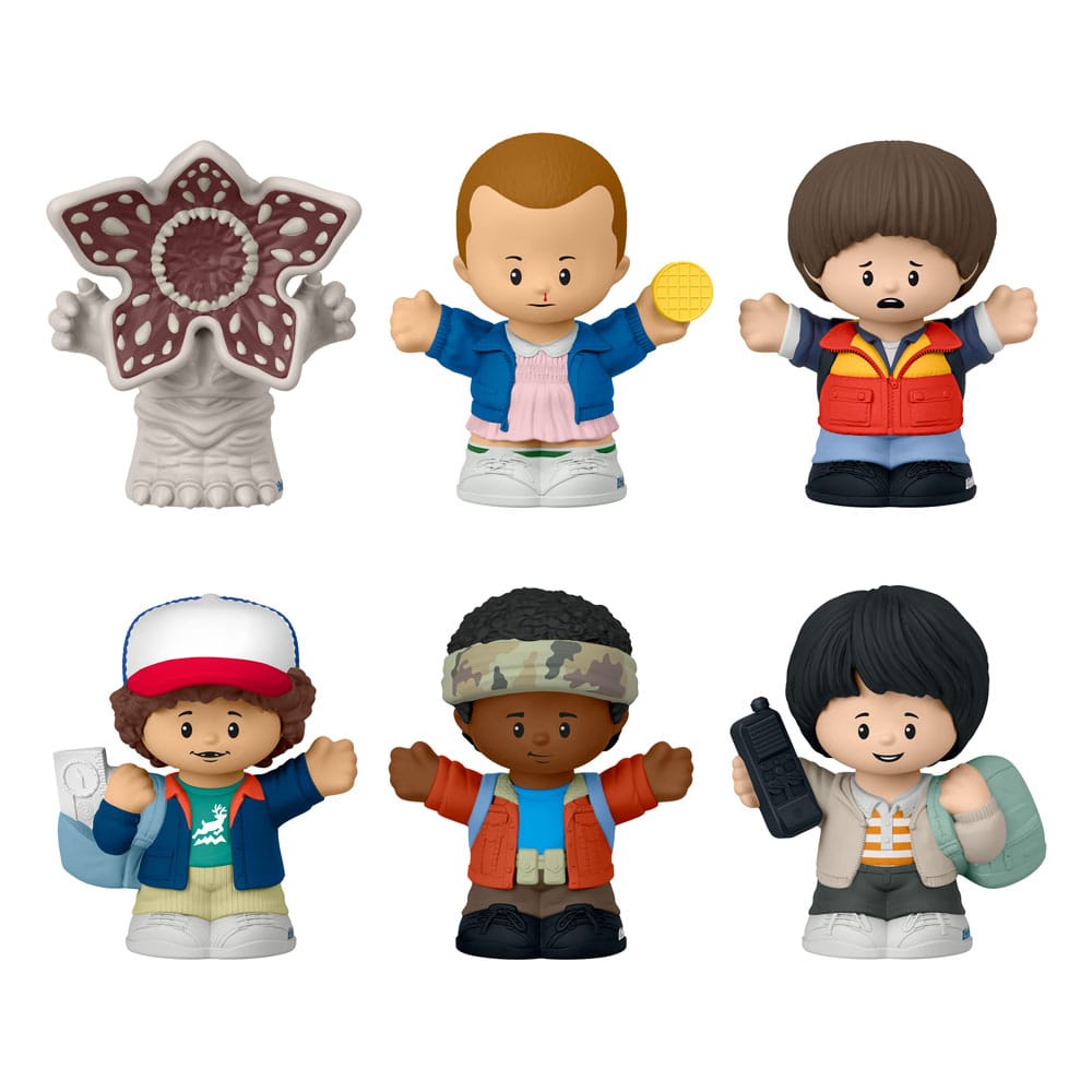 Stranger Things Fisher-Price Little People Collector Mini Figures 6-Pack Castle Byers 7 cm