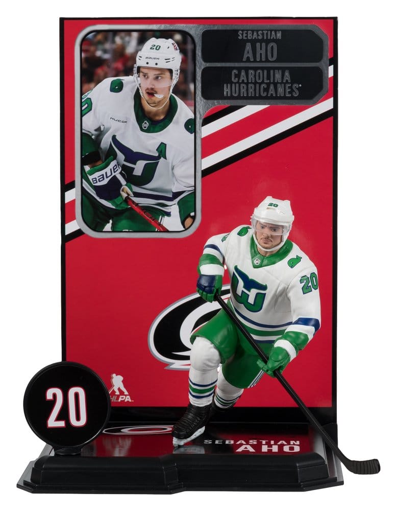 NHL McFarlane SportsPicks Action Figure Sebastian Aho (Hartford Whalers Retro) 18 cm