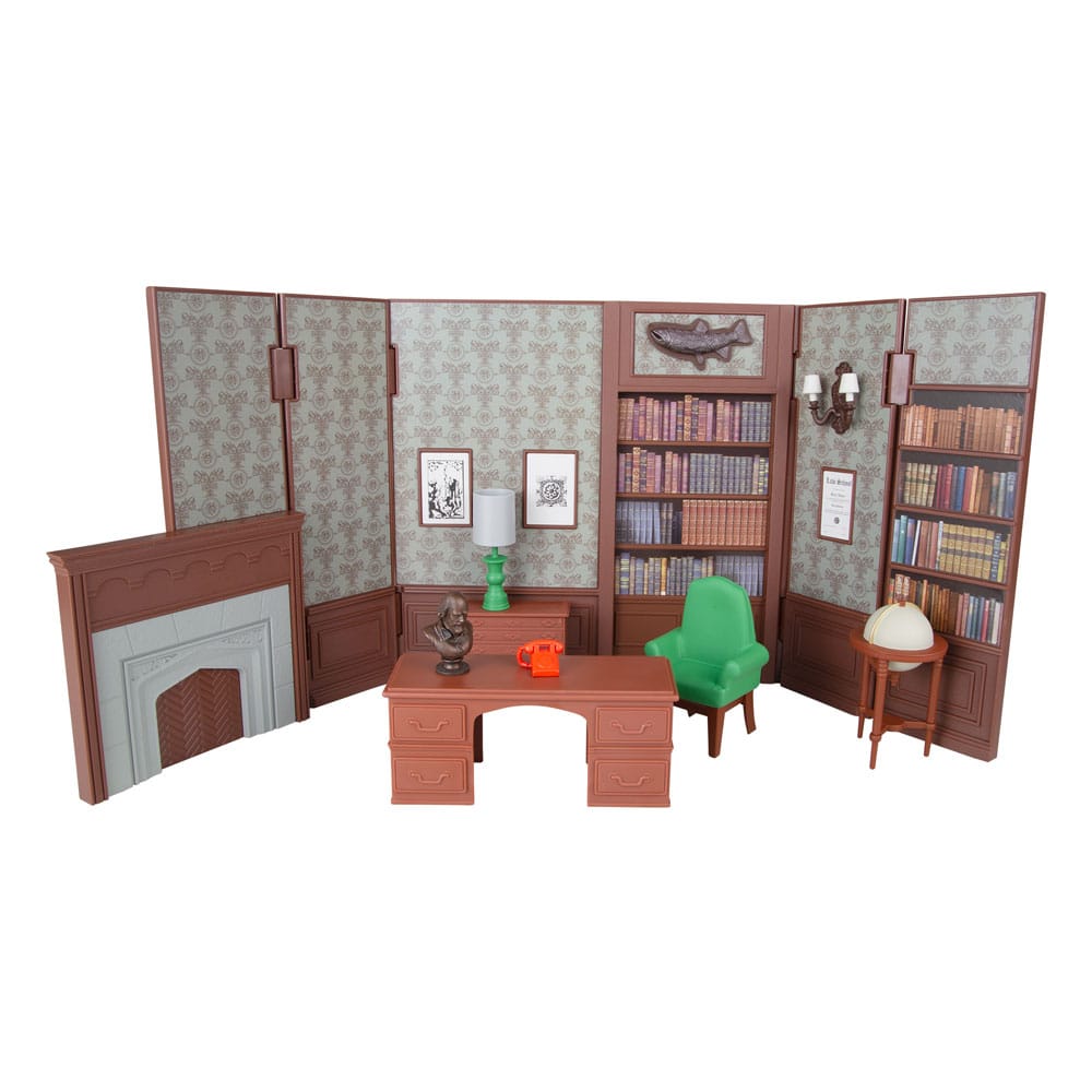 DC Retro Action Figure Batman 66 Wayne Manor Library