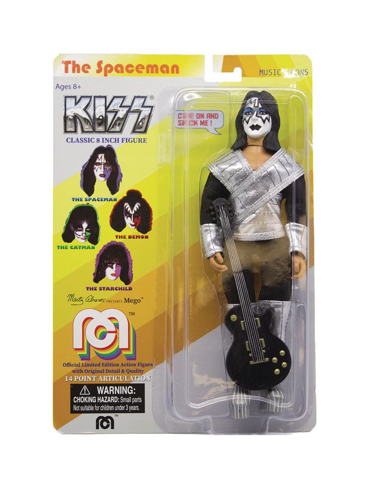 Kiss action figur af Love Gun Spaceman på 20 cm