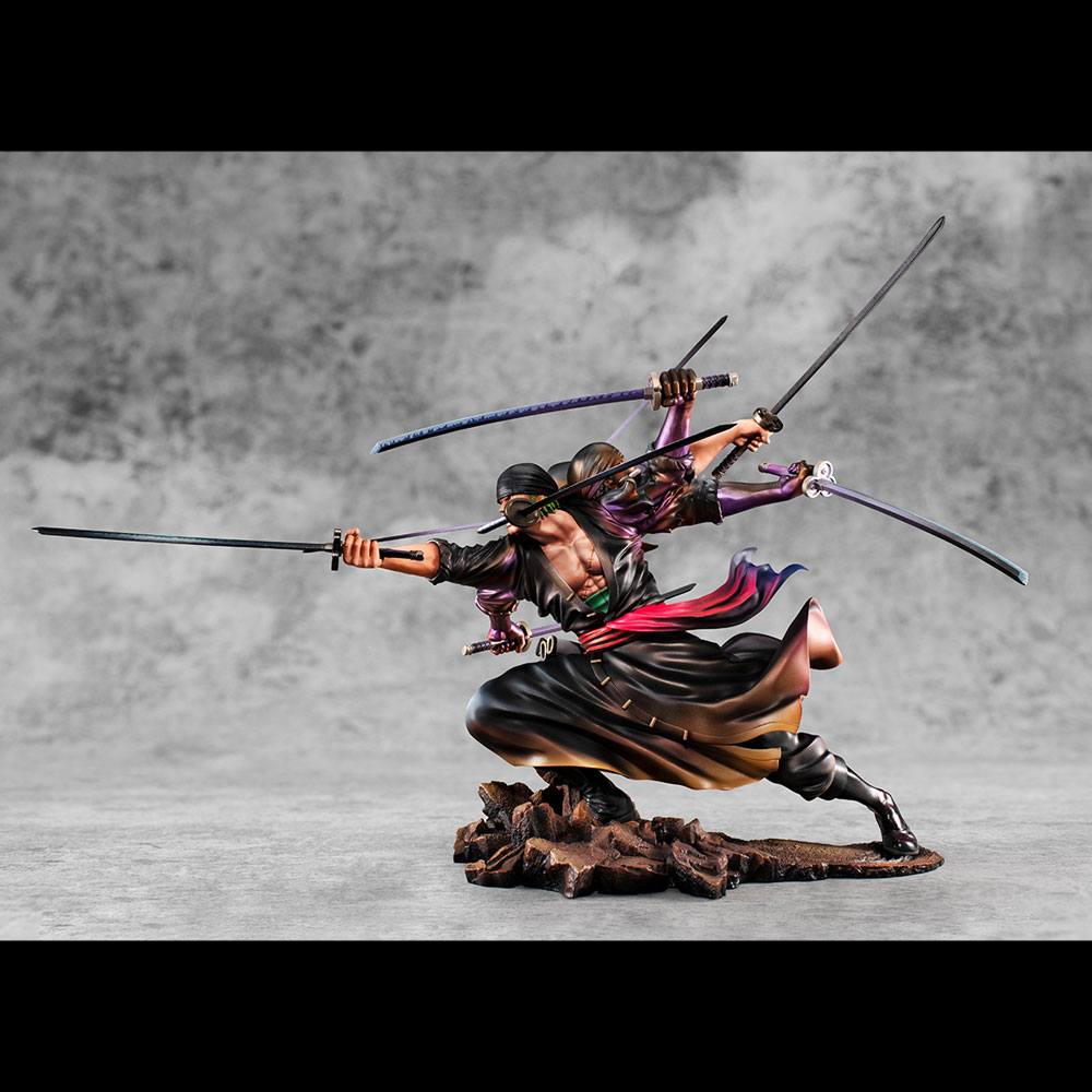 One Piece Anime - Roronoa Zoro figure 17cm Demon Spirit Kyuutou-ryuu Asura -  Portrait.Of.Pirate Maximum