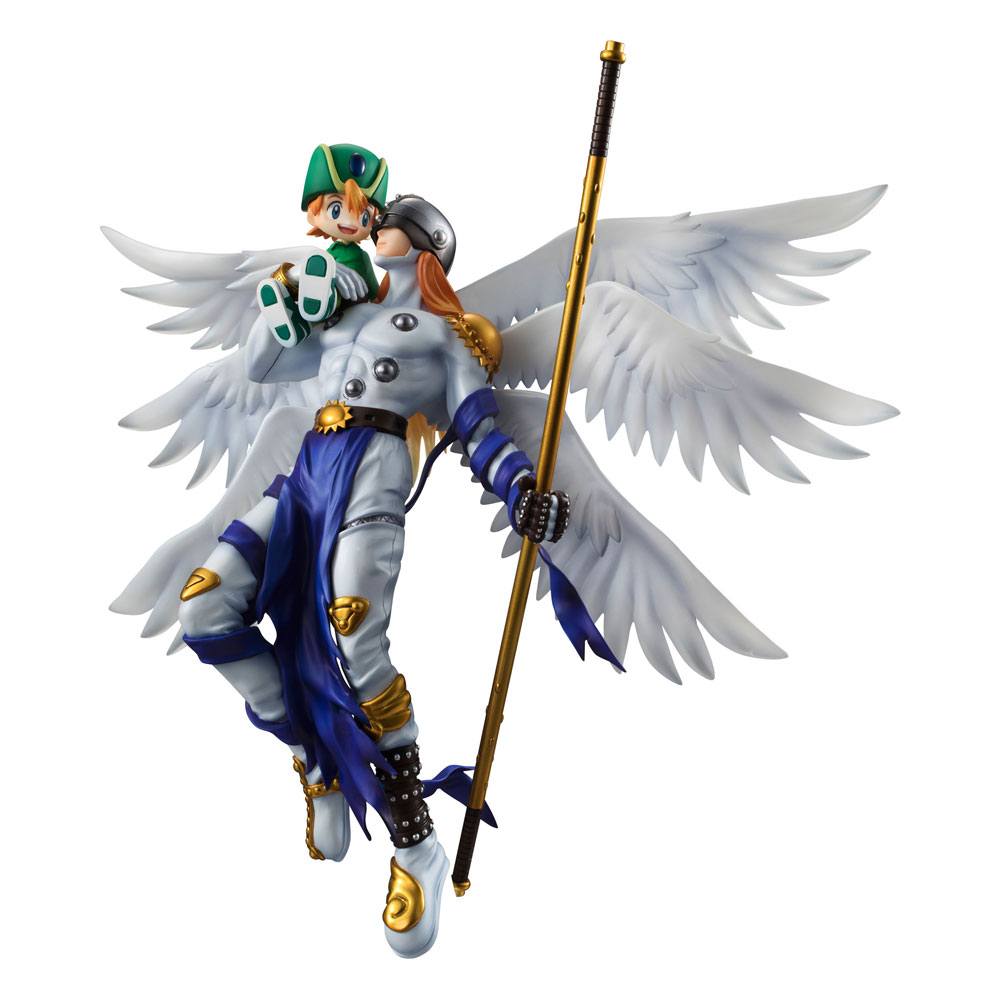 Digimon Adventure G.E.M. Series PVC Statue Angemon & Takaishi Takeru 22 cm
