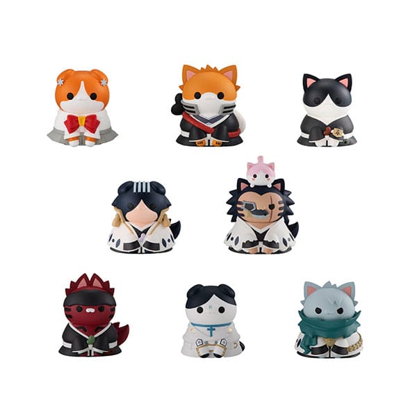 Bleach: Thousand-Year Blood War Mega Cat Project Trading Figures 3 cm Nyan Assortment (8)