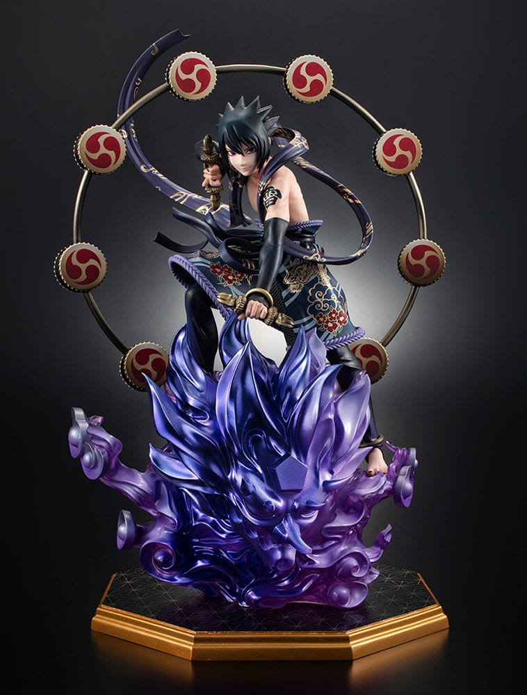 Naruto Shippuden Precious G.E.M. Series PVC Statue Sasuke Uchiha Thunder God 28 cm